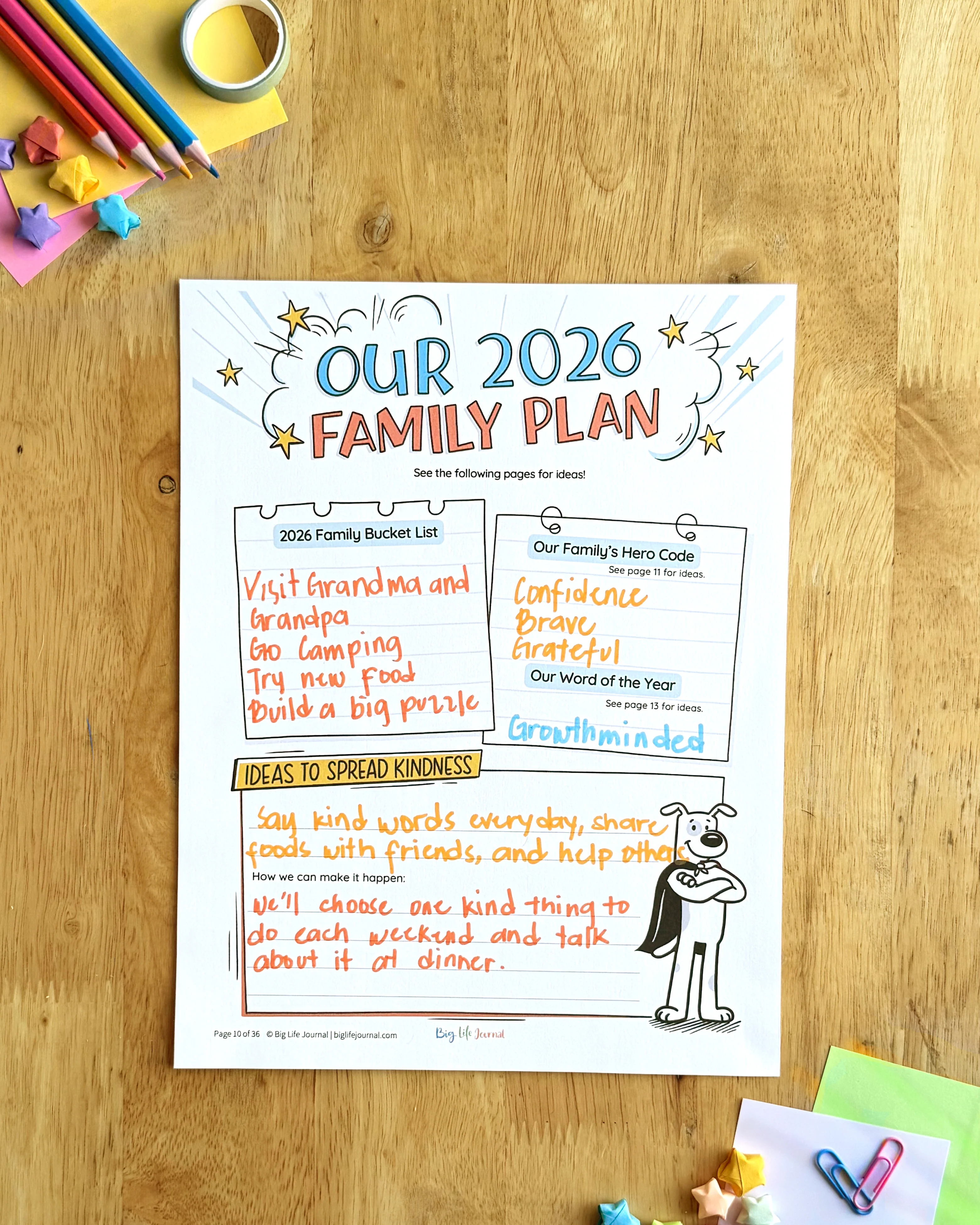 2026 Goal-Setting Kit PDF (Ages 5-11) - Image 6