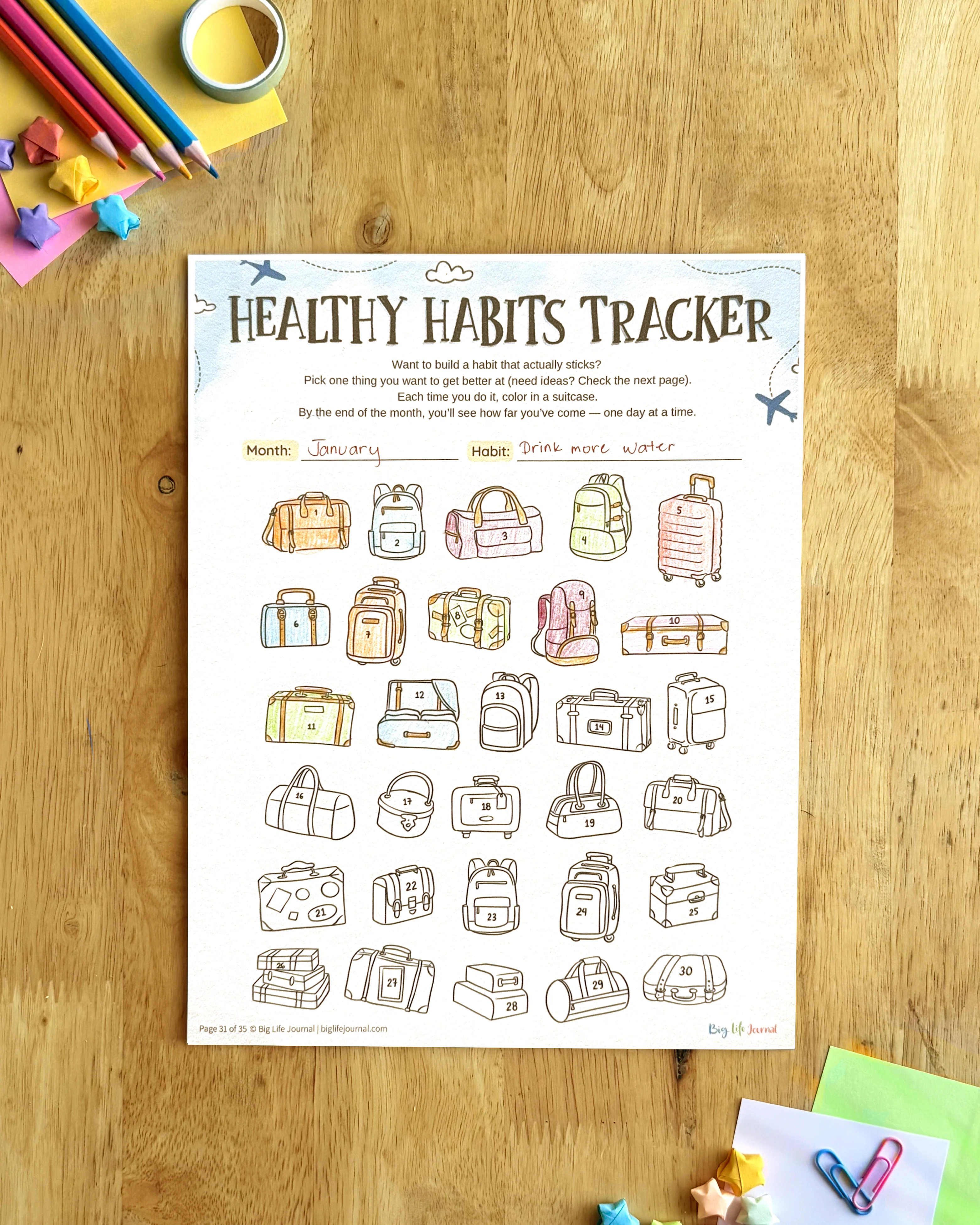 2026 Goal-Setting Kit Bundle PDF (Ages 5-11 & 12+) - Image 10