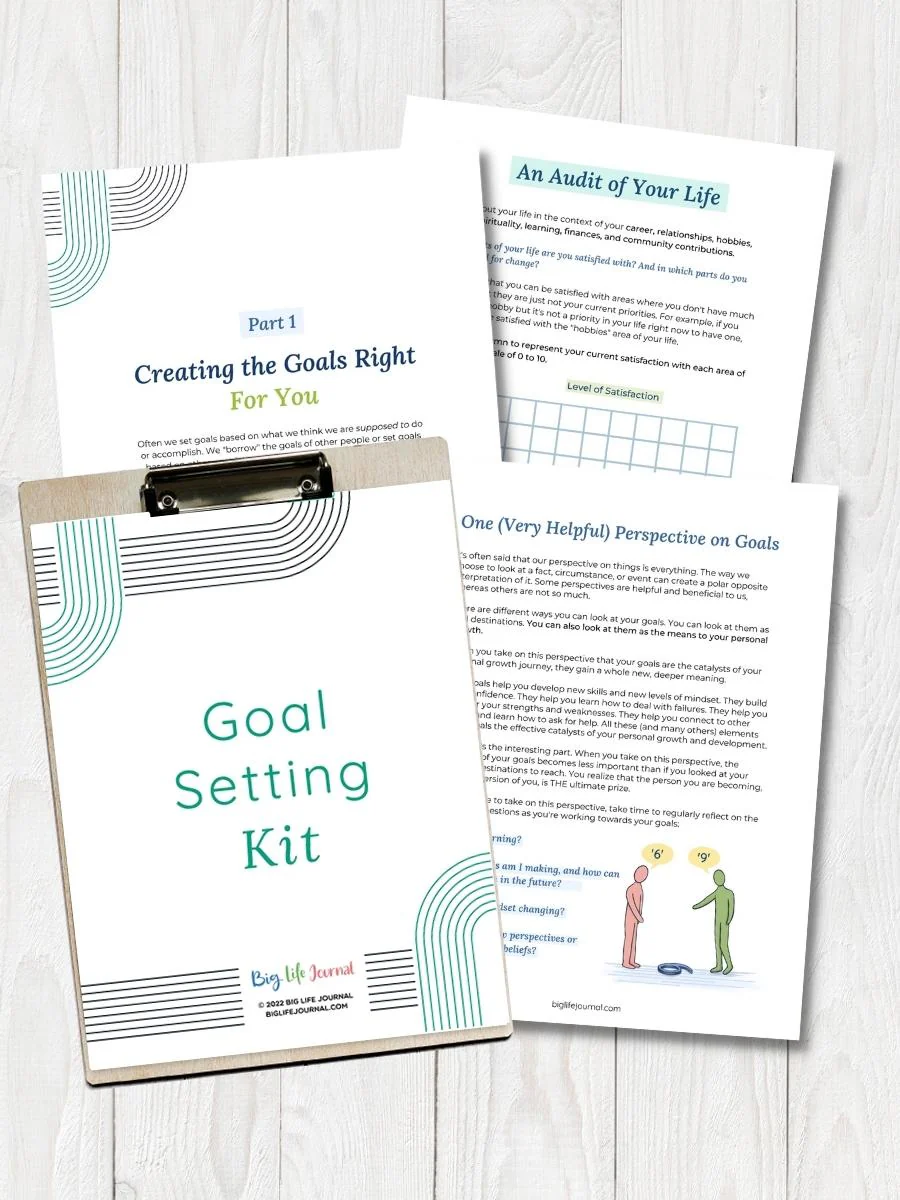Big Life Journal + Goal-Setting Kit PDF (ages 18-99) Bundle - Image 3