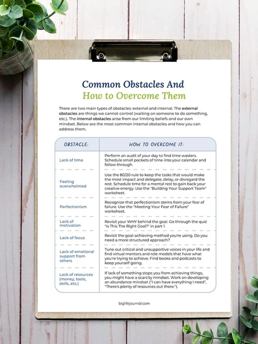 Big Life Journal + Goal-Setting Kit PDF (ages 18-99) Bundle - Image 5