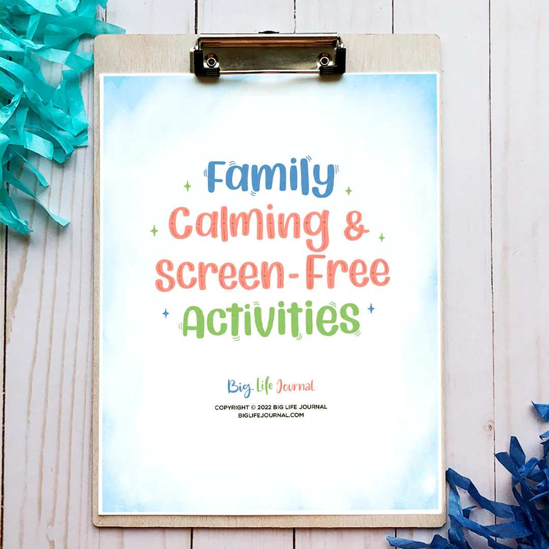 Family Calming & Screen-Free Activities PDF (ages 5-11) - Image 5