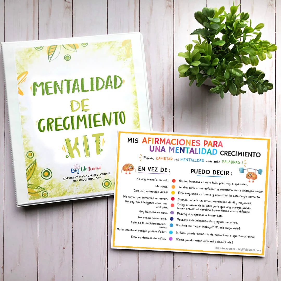 Kit Imprimible de la Mentalidad de Crecimiento (de 5 a 11 años) - Image 3