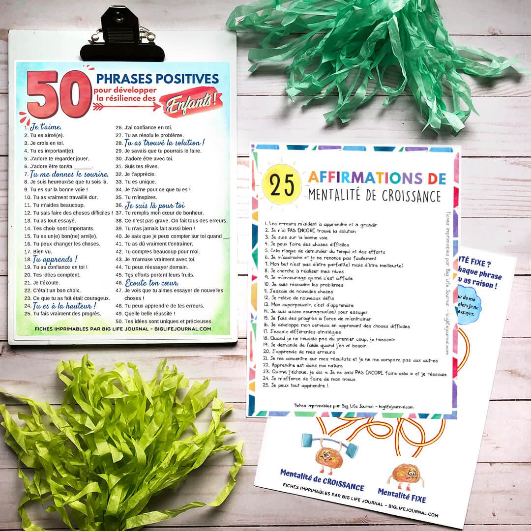 Kit PDF de fiches imprimables pour développer une mentalité de croissance (5-11 ans) - Image 5